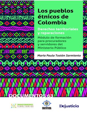 cover image of Los pueblos étnicos de Colombia. Derechos territoriales y reparaciones.